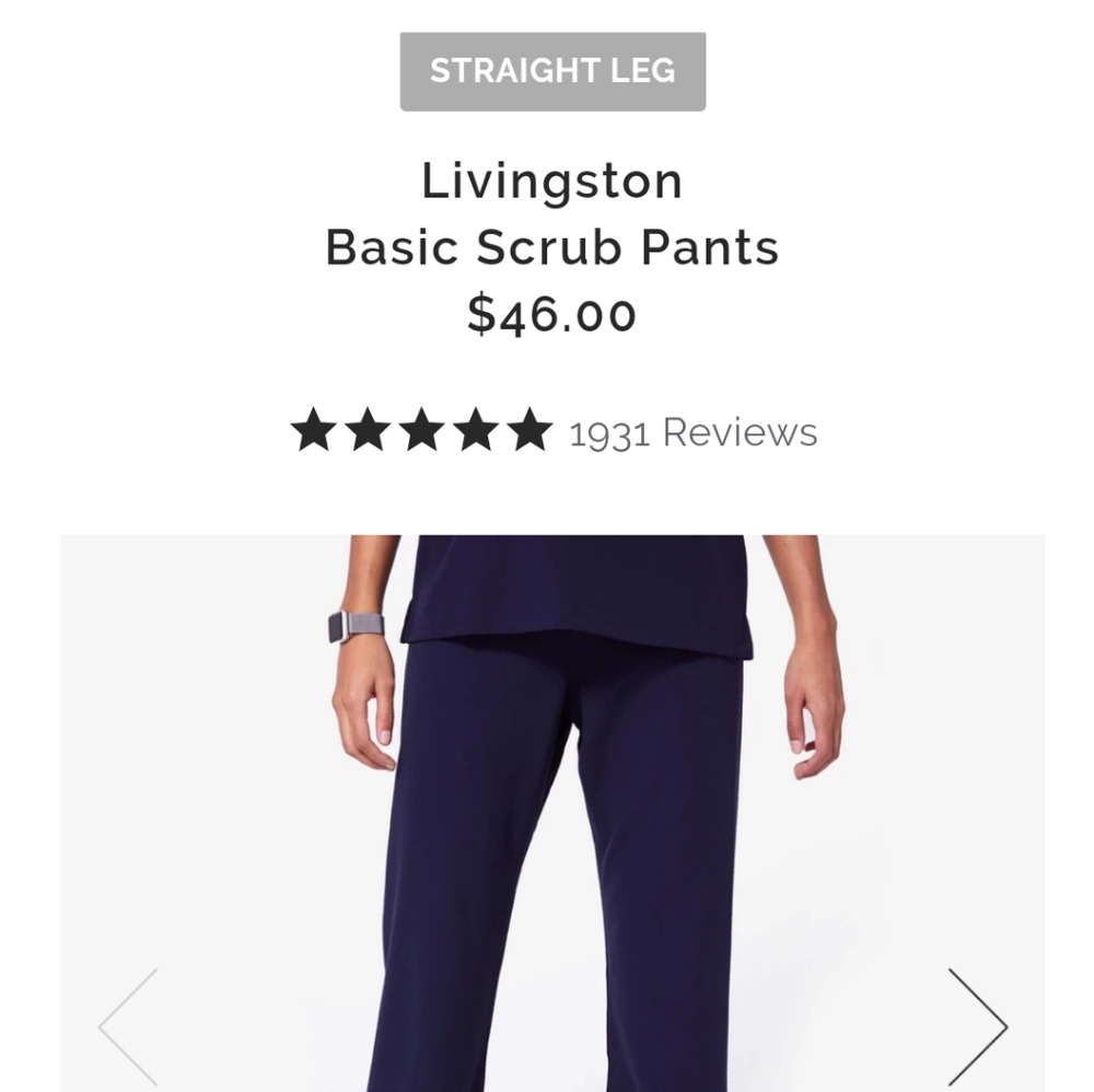 Figs Livingston Basic Scrub Pants